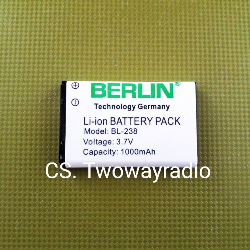 Baterai HT BERLIN BL238 Batre BL-238 setipe HT WLN KDC1 C1 wlan C100