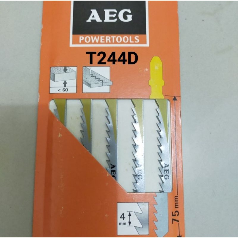 Mata Gergaji Jigsaw PREMIUM Straight cut T244D ORIGINAL AEG Germany
