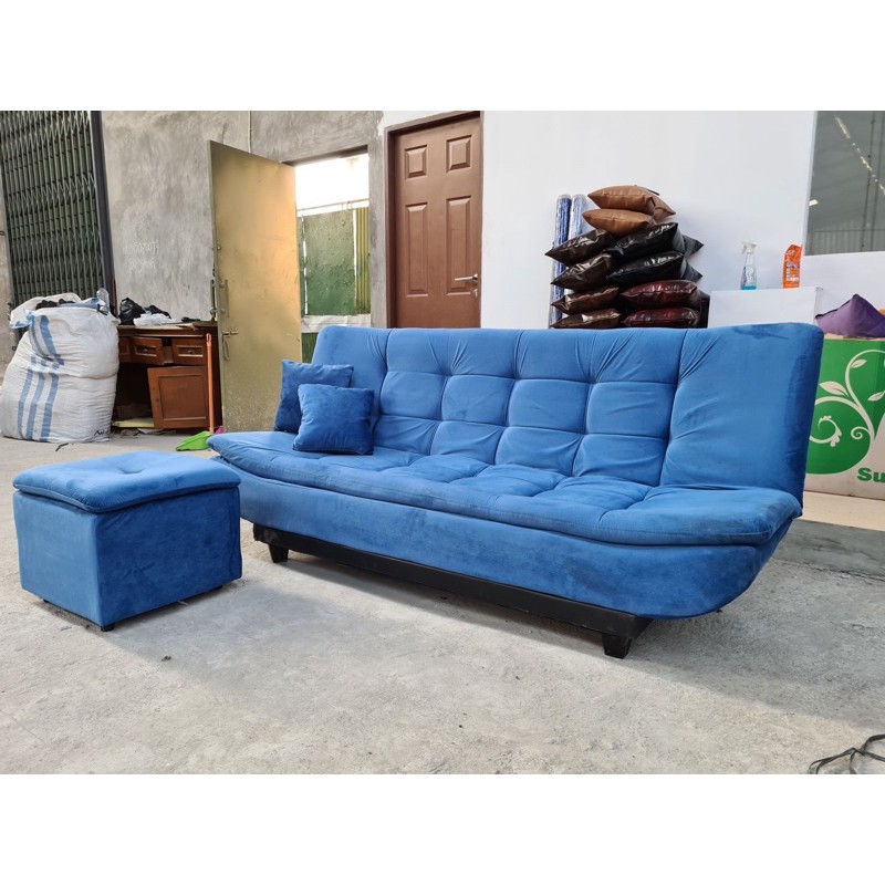 sofa bed plus puff banyak warna