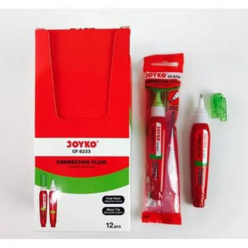 

Correction Fluid Joyko CF-S233 /Stipo Cair Joyko Murah