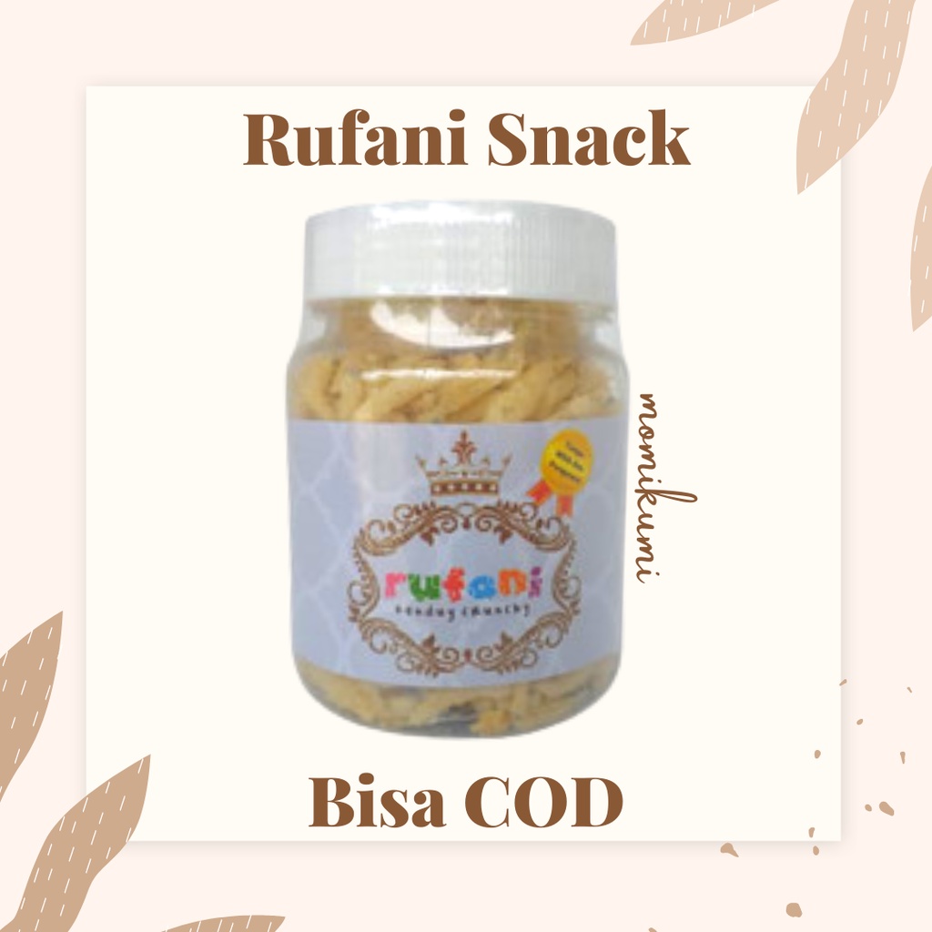 RUFANI CRUNCHY KENDUY TERI NASI CRISPY/ TERI MEDAN IKAN TERI CEMILAN SNACK BAYI BALITA