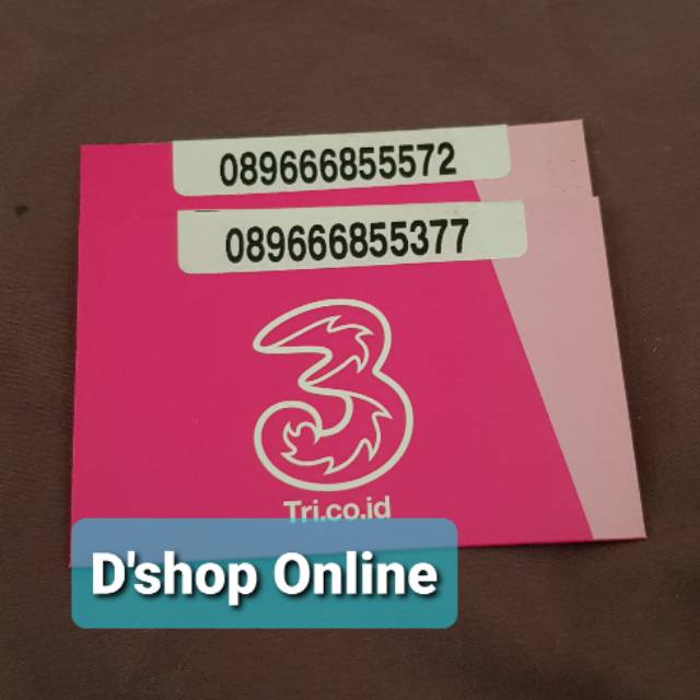 Perdana Three Tri Nomor Cantik angka 666 dan 555