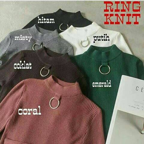 ATASAN RAJUT WANITA!!! RING KNITE!!!ATASAN WANITA!!!SWEATER WANITA,