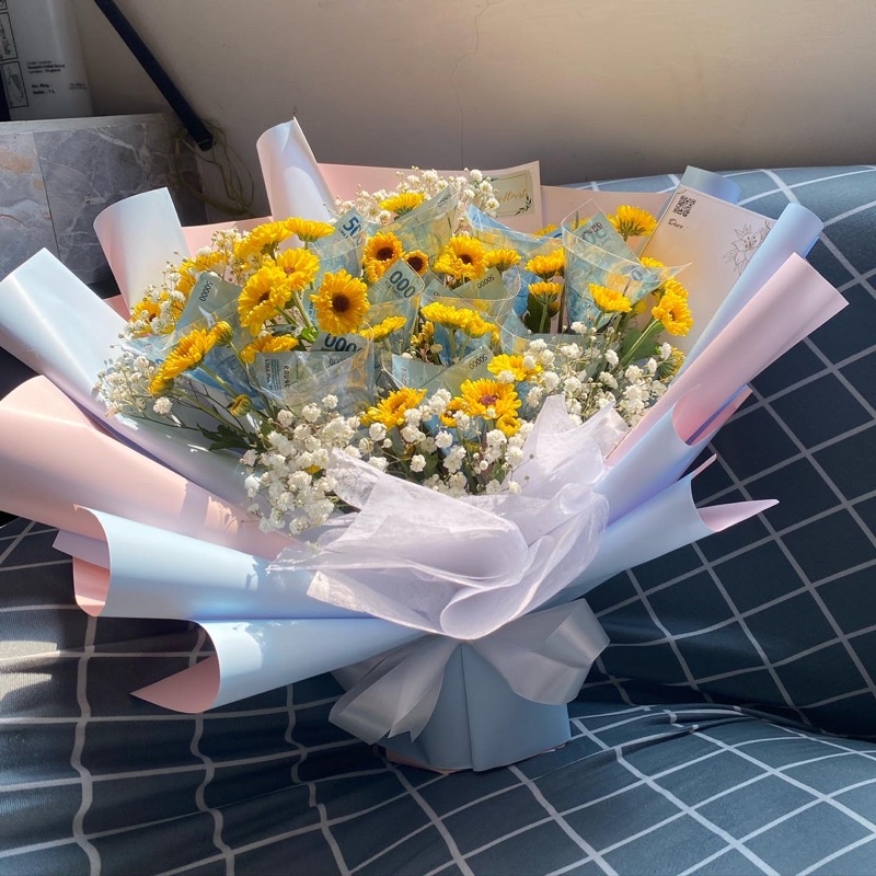 Bouquet bunga uang