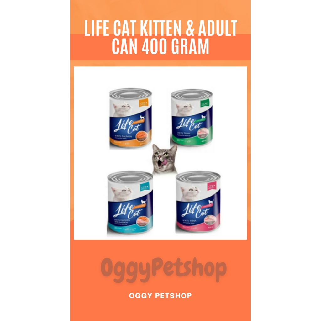 Life Cat Adult Makanan Kucing Kaleng Kemasan 400gr