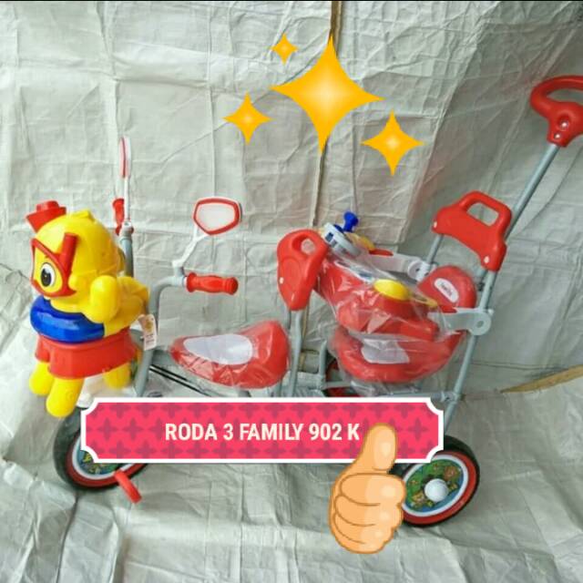 Roda 3 family boncengan 2 musik 902 K