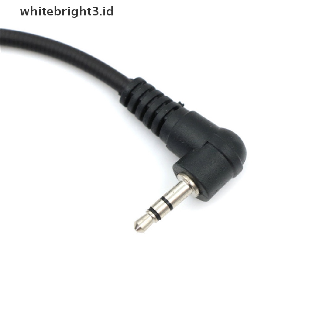 (whitebright3.id) Mikrofon Speaker Flexible Mini Dengan Jack 3.5mm Untuk PC / Laptop / Notebook