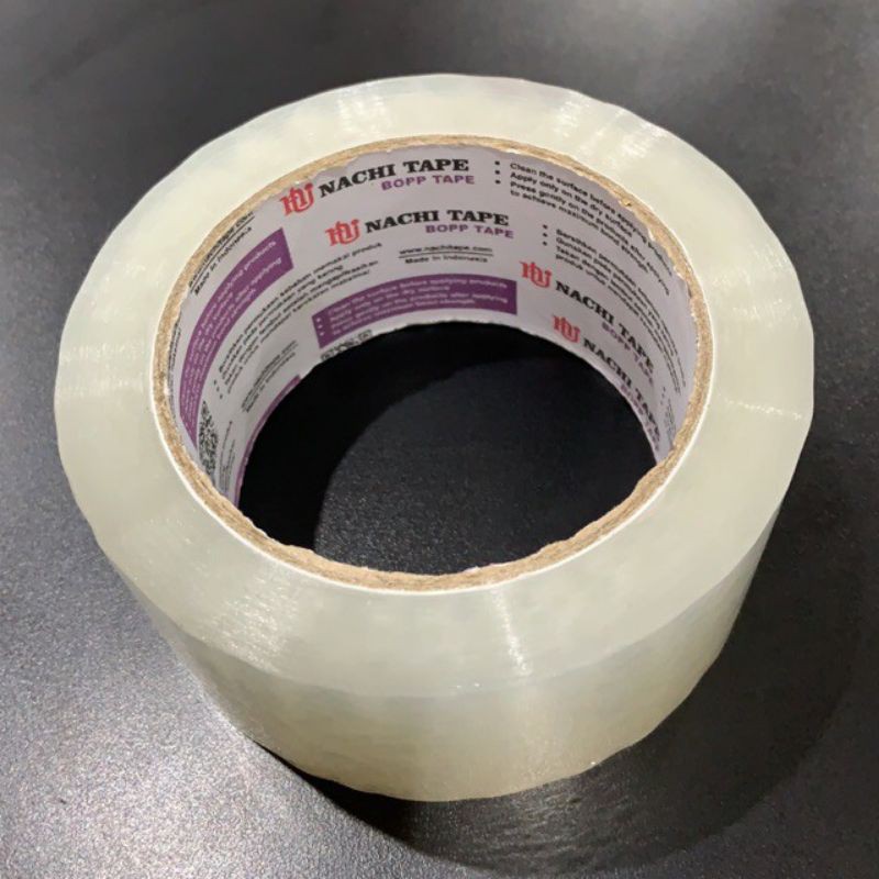 

Lakban NACHI BENING 2" x 100yard - Isolasi Tape Nachi 2" x 100 yard - (48mm x 100 yard) Core UNGU ASLI TERMURAH