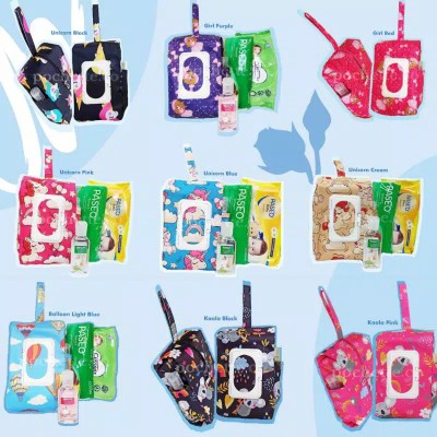 Tissue Pouch 3 In 1 Flip New Normal Anti Virus Premium (tissue Kering, Tissue Basah, Handsanitizer)