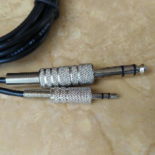 Kabel aux kabel jack 3,5 to 6,5 stereo kabel canare 3 meter