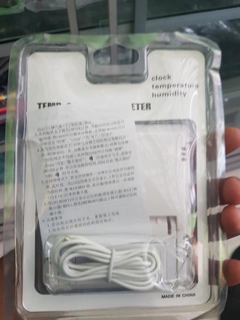 HTC-2 Digital Thermometer Hygrometer untuk mengukur Suhu Kelembaban