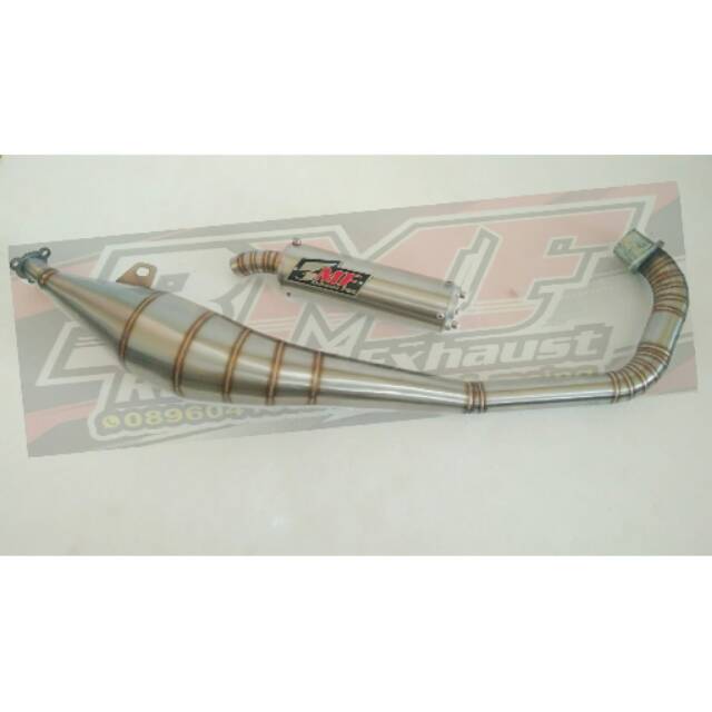 Knalpot Satria Hiu Satria Lumba Satria 2tak Stainless