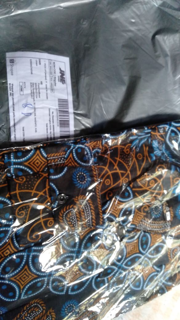 Kemeja Batik Lengan Panjang Size M L Xl Xxl Xxxl