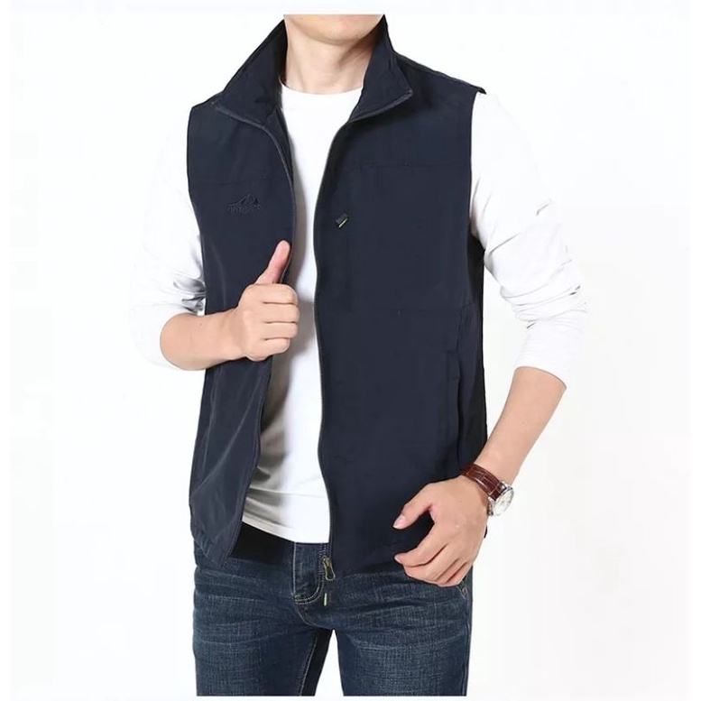 jaket rompi pria / jaket rompi casual / rompi original