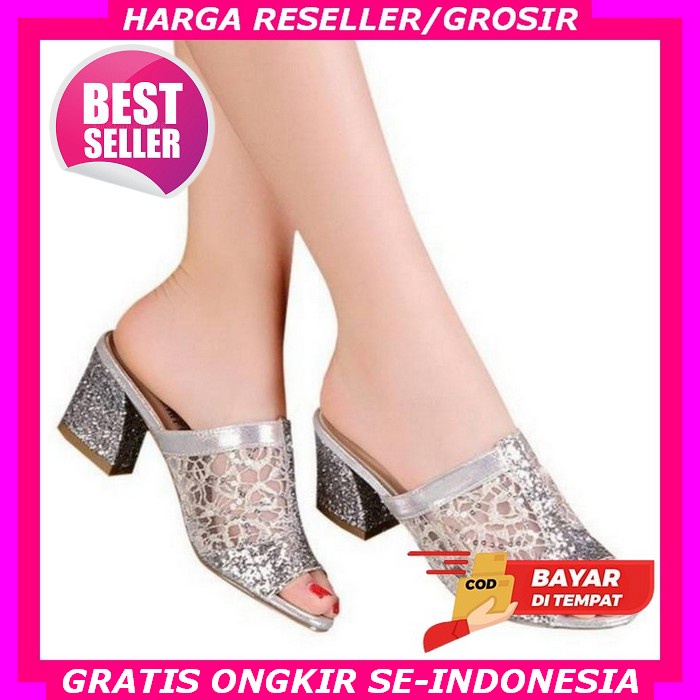 Sandal High Heels Wanita Usus Bg 856 / Sandal High Heels Wanita Kondangan Import Batam Terbaru 2022 