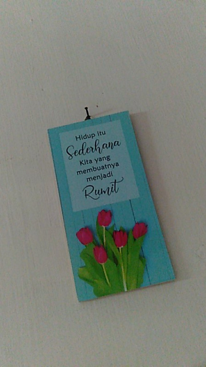 Pajangan Hiasan Dinding Rumah Bunga Motivasi Dekorasi Kamar Tidur Home Wall Decor Shabby Chic Sye