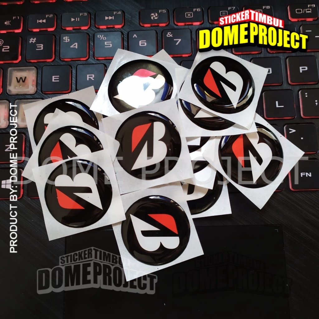 STIKER MOTOR BRIDGESTONE STIKER EMBLEM TIMBUL STIKER EMBLEM MOTOR OUTDOOR STIKER WATERPROOF