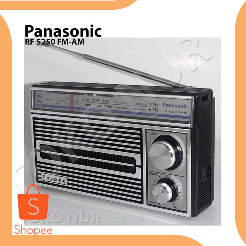 Jual perkakas Radio AM/FM Panasonic RF 5250 20DEZ Diskon
