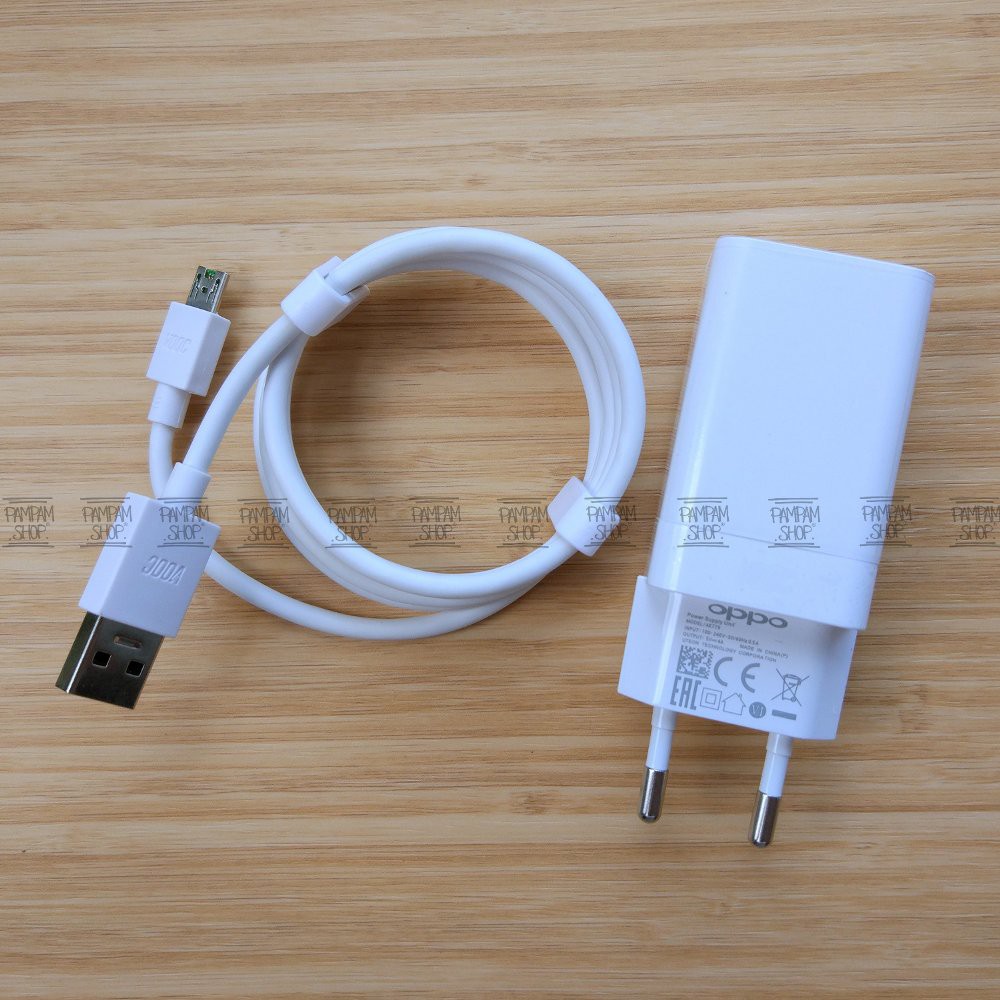 Travel Charger Oppo VOOC Fast Charging Original 4A Micro USB F1 F1S F3 N3 R5 R7 F9 Find 7 AK779GB