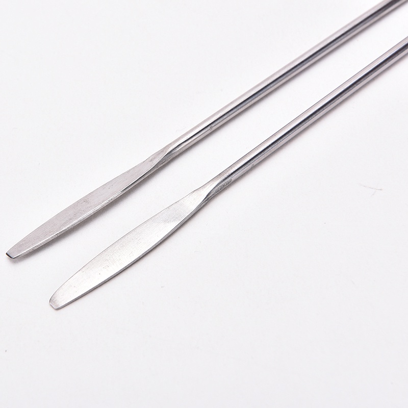 1pc Palet Spatula Bahan Stainless Steel Untuk Nail Art