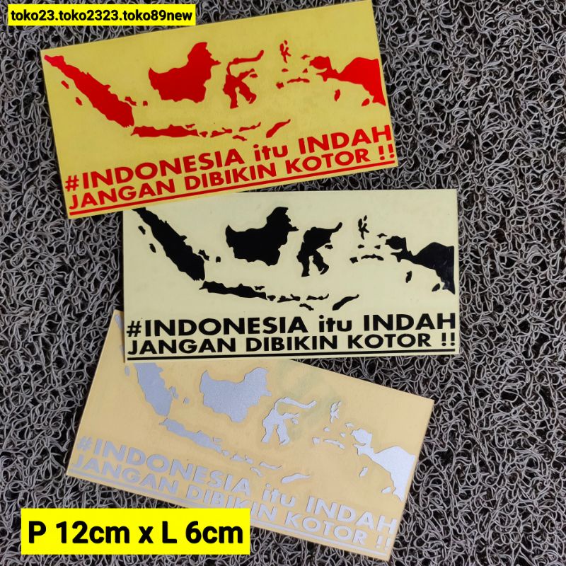 

stiker peta kecil