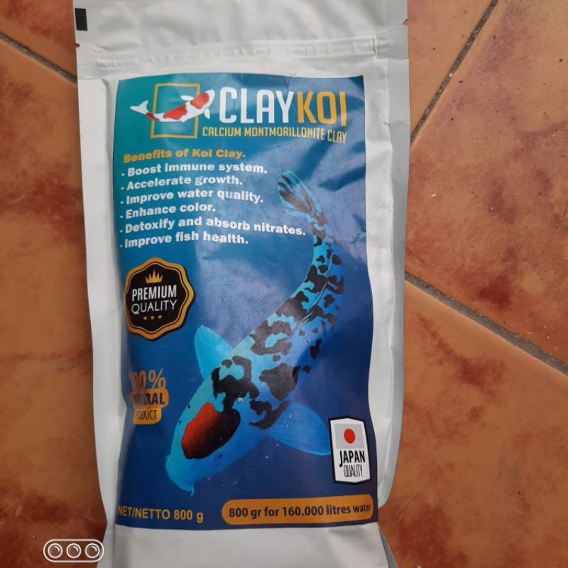 clay koi / ClayKoi / penjernih air kolam koi