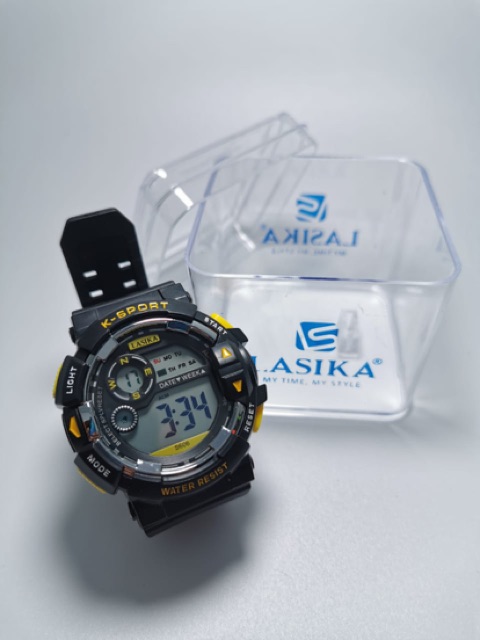 Jam Tangan Sport digital Dewasa Pria Anti Air 50M