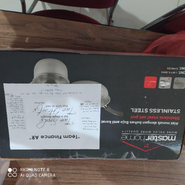 Panci Set + Teko Full Stainless Steel Master Home Panci Set + Teko Full Stainless Steel Master Home
