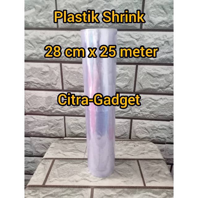 PLASTIK SEGEL PLASTIK SHRINK 28CM X 25M