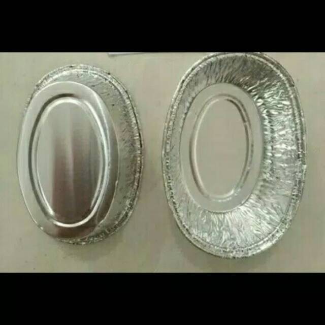 WADAH ALUMINIUM FOIL OVAL