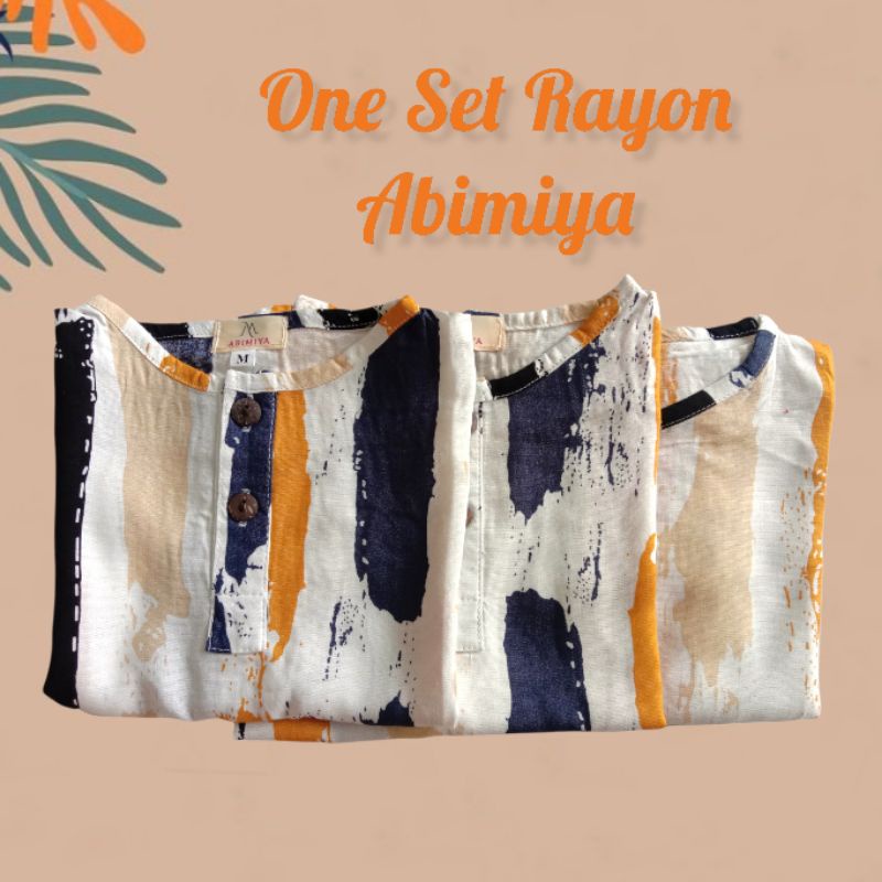 One Set Rayon Anak usia 1-4 tahun by Abimiya