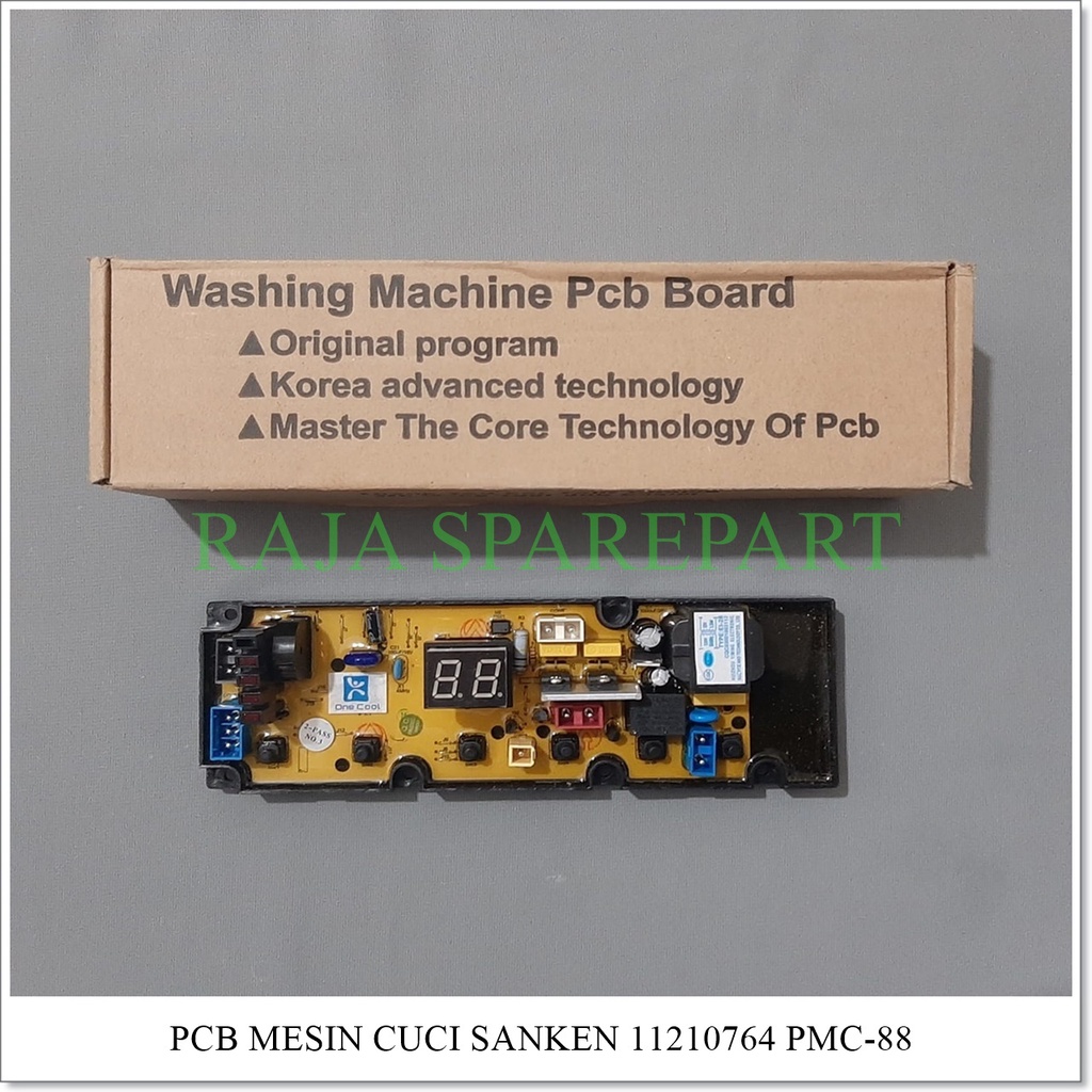 PCB/Panel/Modul Mesin Cuci Sanken 6 Tombol 11210764 (AWS807J, AWS887GS, AWS866) PMC-88