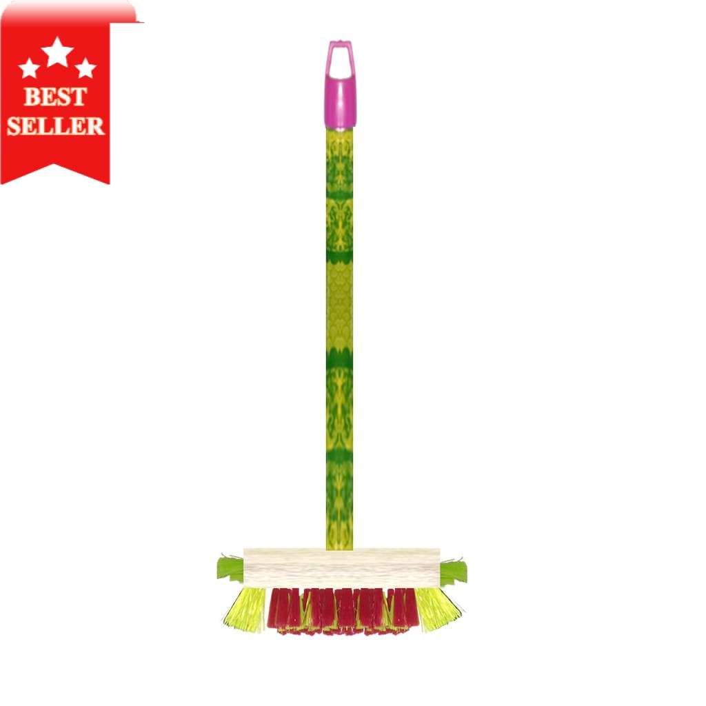 Sikat Lantai / Sikat Kamar Mandi + Gagang Kayu