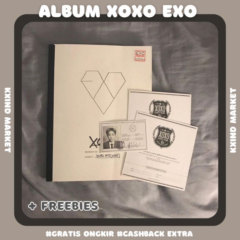 [RARE] Album XOXO EXO / album only EXO / album xoxo vivace exo
