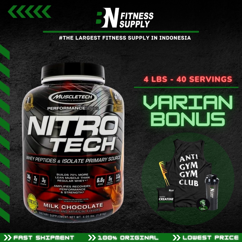 MuscleTech NitroTech Whey Peptides & Isolate Primary Source