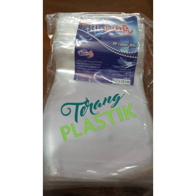 Plastik Klip pp bening uk 8.7 x 13 x 50 micron