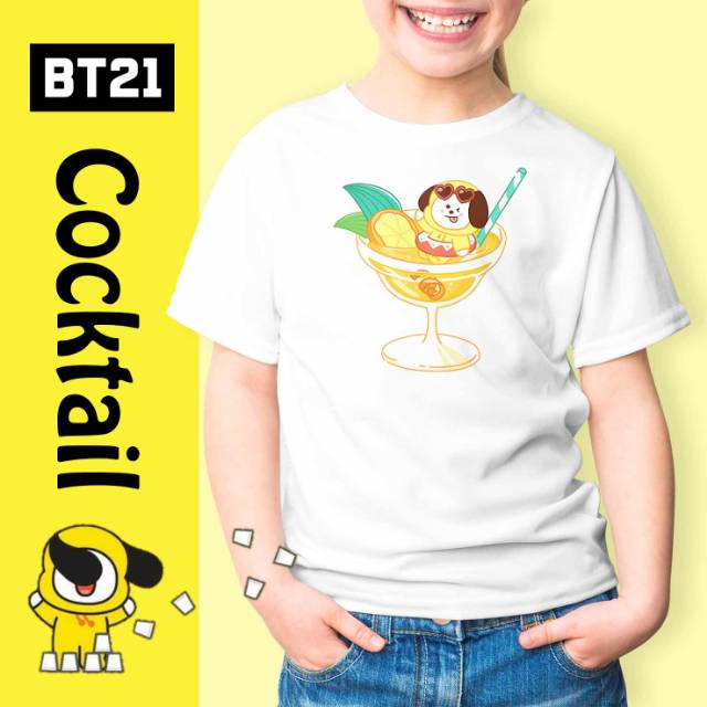 Cocktail BT 21 kaos oblong pria wanita anak couple family custom