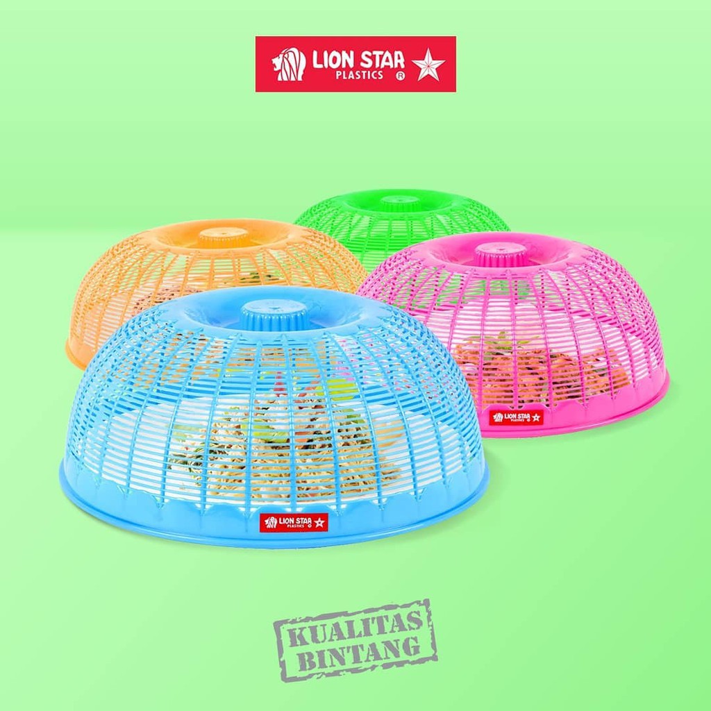 LION STAR DC 1 ROUND DISH COVER 25 CM TUDUNG SAJI BULAT KECIL LIONSTAR WARNA