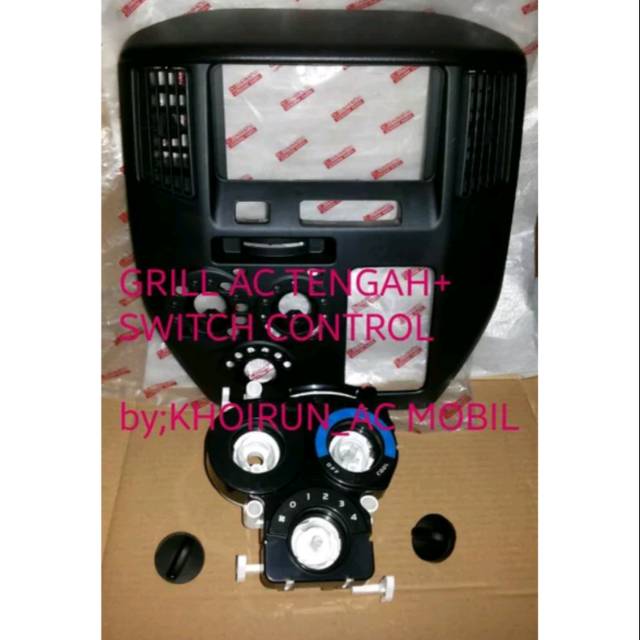 GRILL KISI KISI 1 SET AC MOBIL DAIHATSU GRANMAX GRAN MAX UNTUK TENGAH + SWITCH CONTROL- DAIHATSU ASL