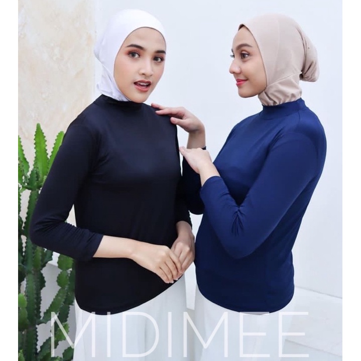 MANSET KAOS WANITA / Baju muslim / inner wanita / turtleneck / Atasan baju