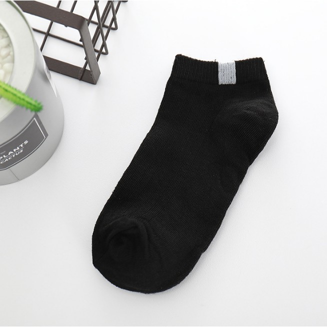 OSM JKT K354 Kaos Kaki Pendek Semata Kaki / Ankle Cute / Socks / Short Socks / Kaos Kaki Polos-Hitam