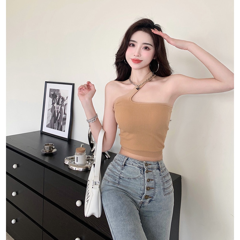 GO! BR749 BH TANKTOP CROPTOP TALI SAMPING PAKAIAN DALAM WANITA CEWEK KOREA TANK TOP CUP BRA