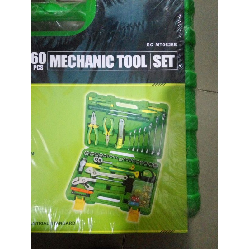 tekiro MT0626 mechanic tools 60 pcs box plastik tool kit set 60pcs mt 0626