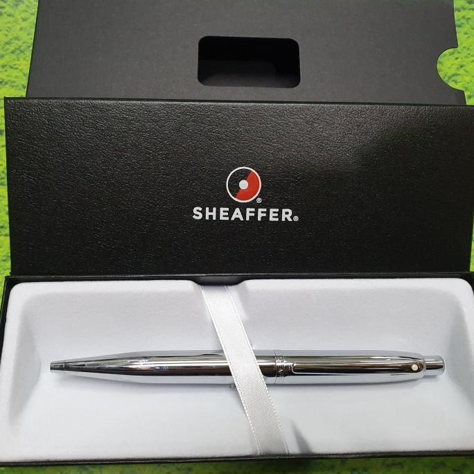 

Pulpen Sheaffer VFM Original Chrome Plated Ballpoint Free Grafir Nama