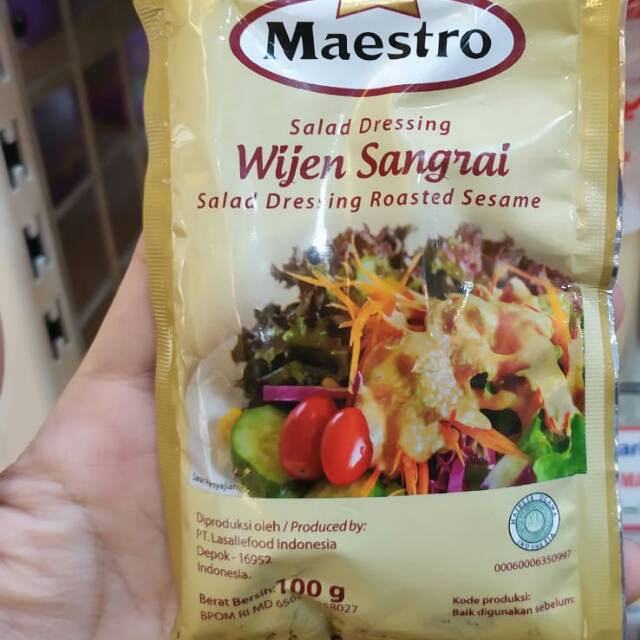 

Maestro salad dressing wijen sangrai 100gr