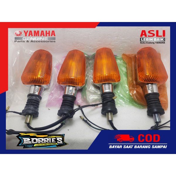 LAMPU SEIN SEN RITING RX KING SCORPIO Set Depan Belakang 2002-2006 ORIGINAL YAMAHA