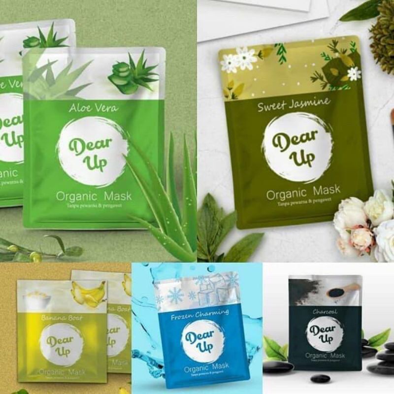 masker Organik Dear Up BPOM 100%Ori