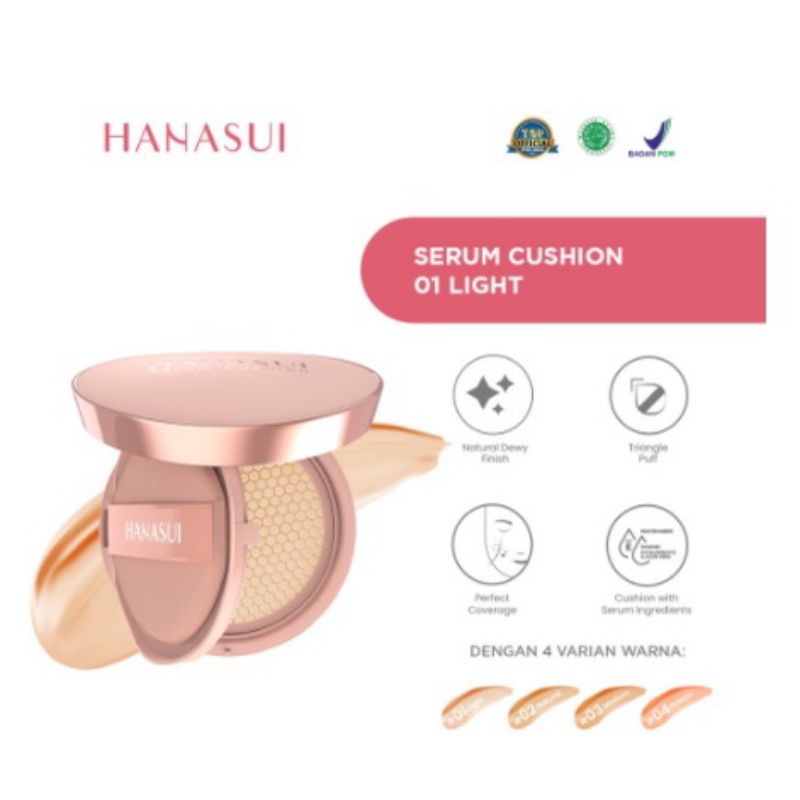 HANASUI SERUM CUSHION/BEDAK CUSHION HANASUI/CUSHION HANASUI/HANASUI CUSHION VARIAN/CUSHION HANASUI N