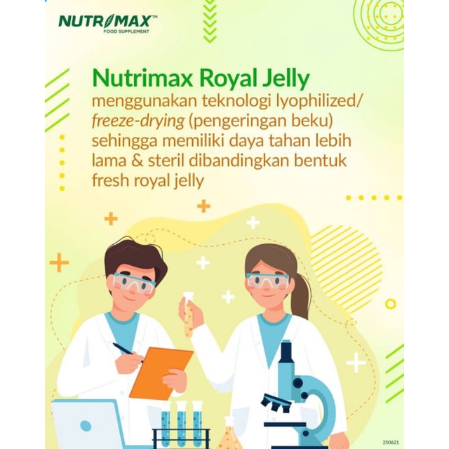 NUTRIMAX ROYAL JELLY JELY JELI VITAMIN DAYA TAHAN TUBUH ANTI STRESS AGING ENERGI STAMINA 30 KAPSUL