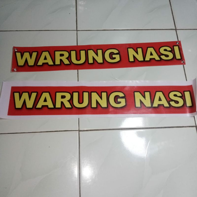 Spanduk Warung Nasi